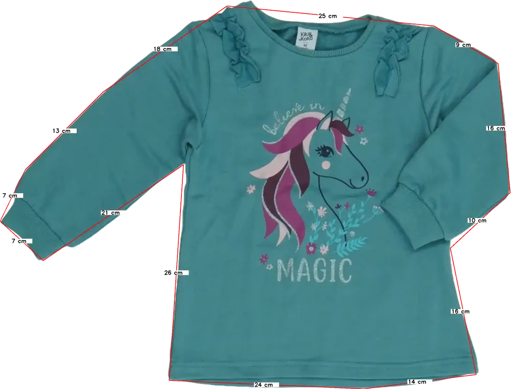 Zöld Kiki&amp;Koko Pulóver EU 92 / UK 2 év / US 2T