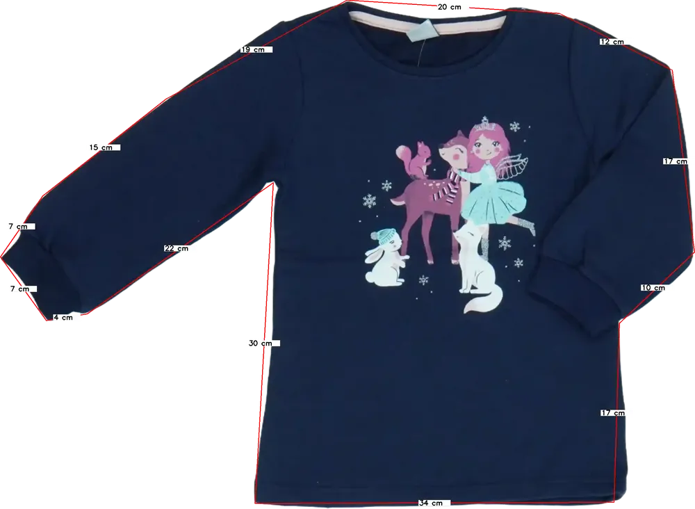 Kék Kiki&amp;Koko Pulóver EU 122 / UK 7 év / US 7 év/M