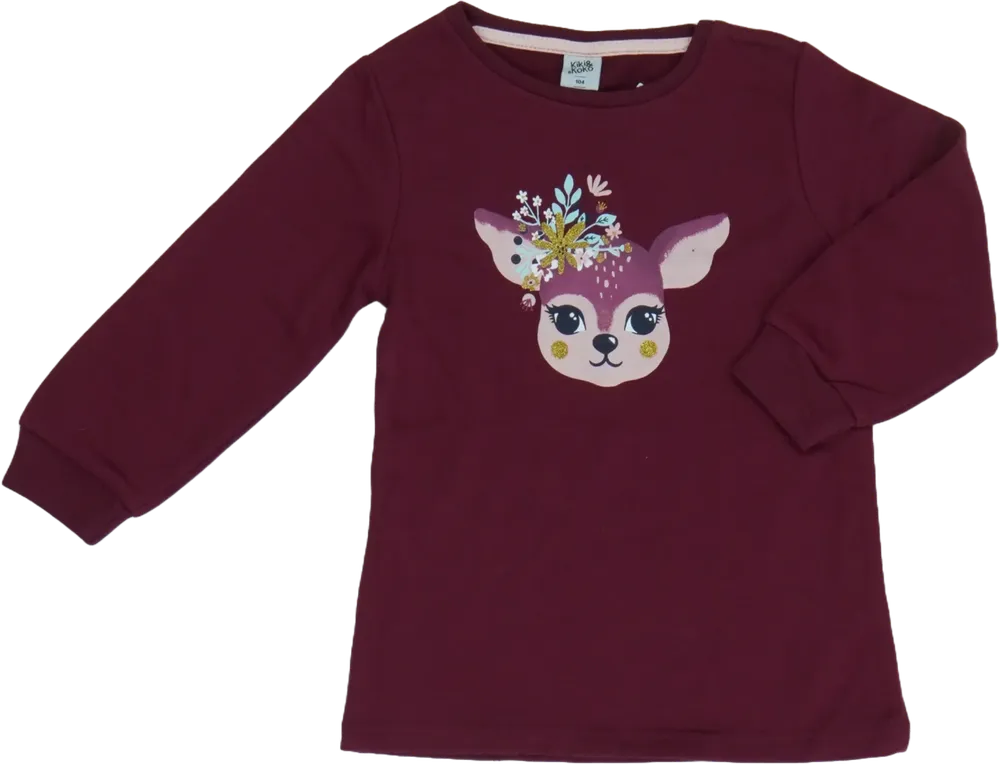 Bordó Kiki&amp;Koko Pulóver EU 116 / UK 6 év / US 6 év/S