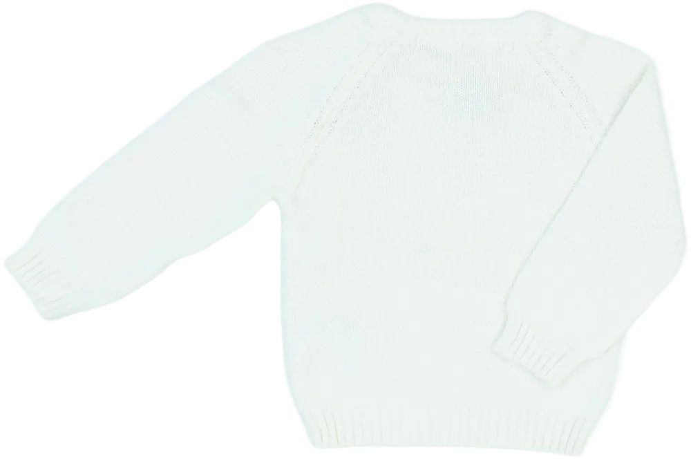 Fehér Ergee Kötött pulcsi EU 80 / UK 9-12 hónap / US 12 hónap