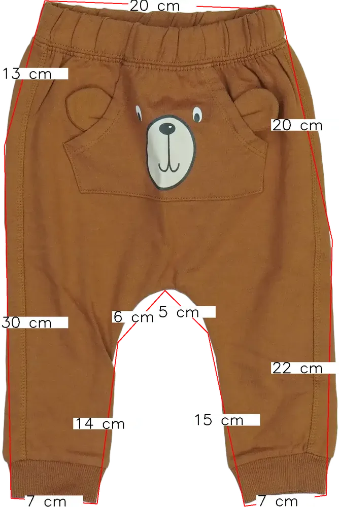 Barna Ergee Melegítőnadrág EU 74 / UK 6-9 hónap / US 6-9 hónap