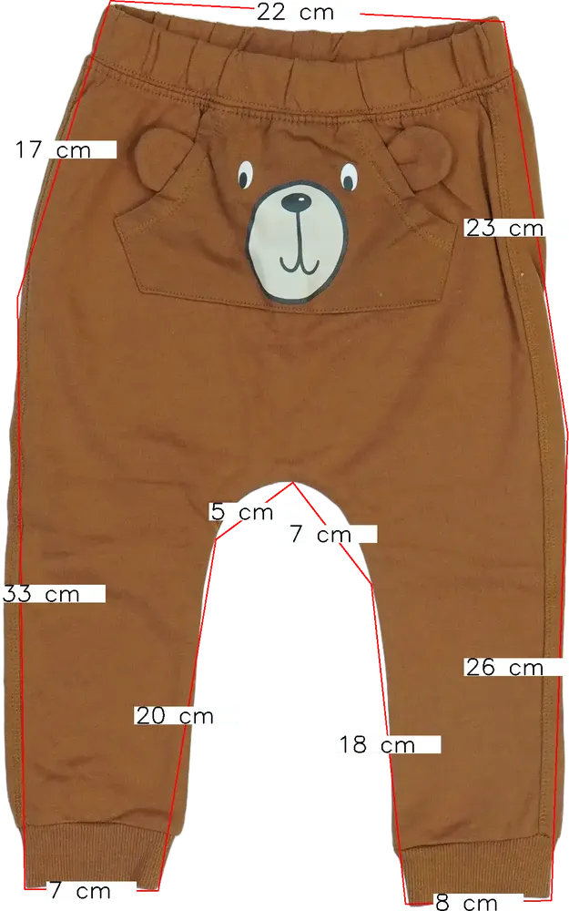 Barna Ergee Melegítőnadrág EU 86 / UK 12-18 hónap / US 18 hónap