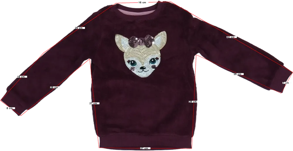 Bordó Kiki&amp;Koko Pulóver EU 104 / UK 4 év / US 4T/XS