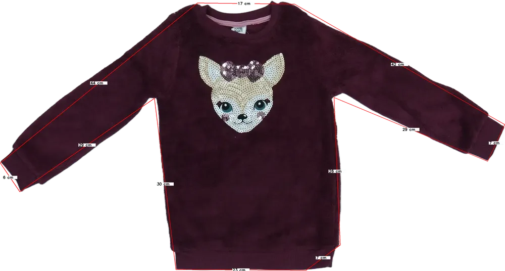 Bordó Kiki&amp;Koko Pulóver EU 110 / UK 5 év / US 5 év/XS