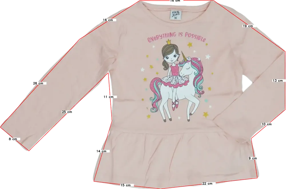 Rózsaszín Kiki&amp;Koko Tunika EU 104 / UK 4 év / US 4T/XS