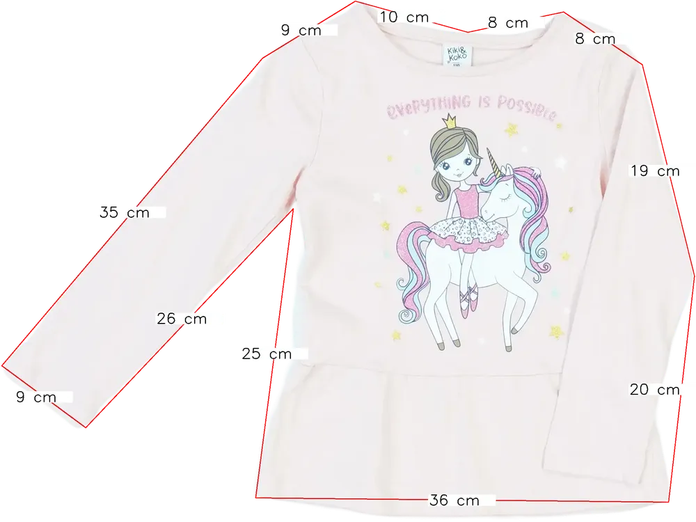 Rózsaszín Kiki&amp;Koko Tunika EU 110 / UK 5 év / US 5 év/XS