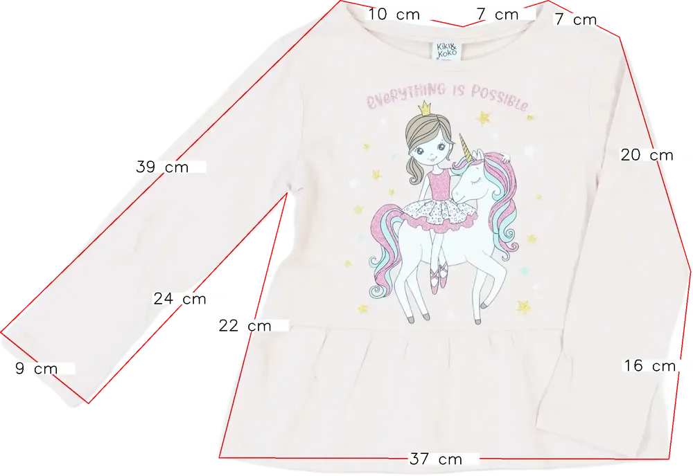 Rózsaszín Kiki&amp;Koko Tunika EU 92 / UK 2 év / US 2T