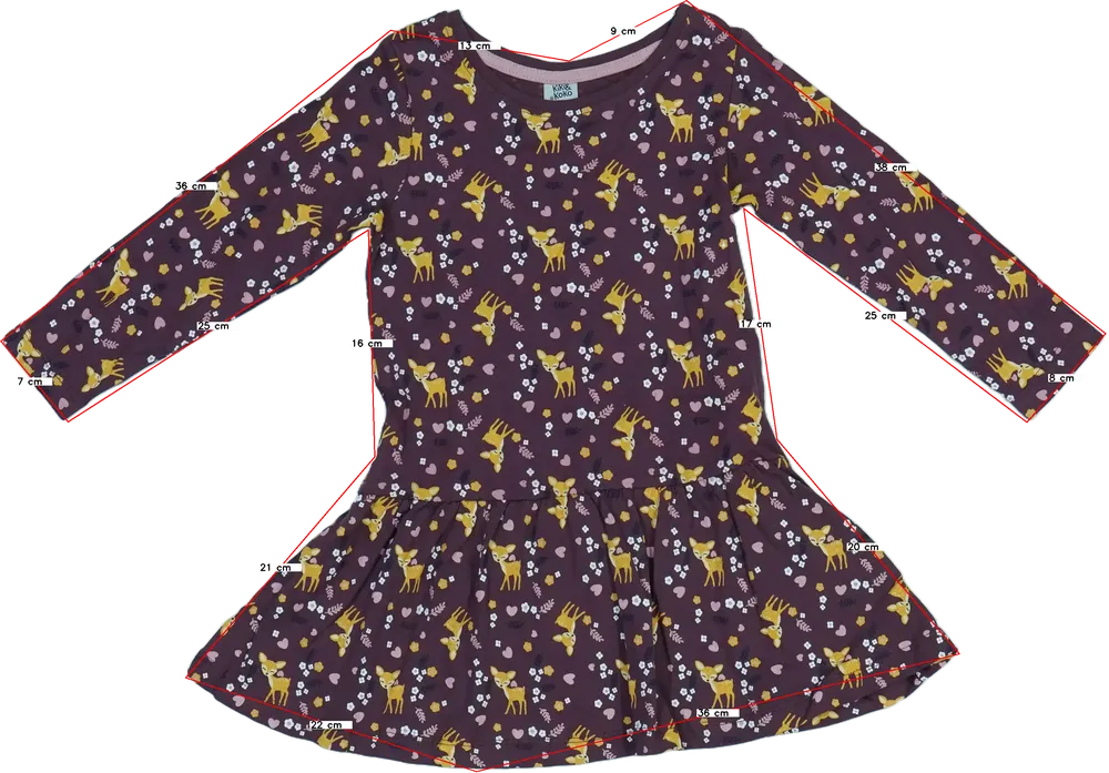 Bordó Kiki&amp;Koko Ruha EU 104 / UK 4 év / US 4T/XS