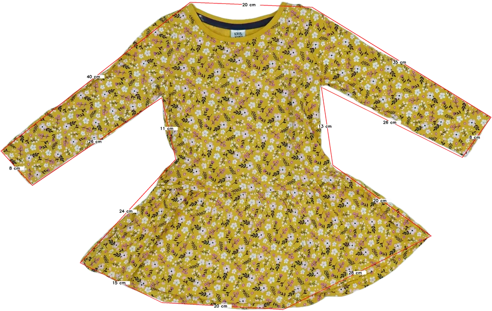 Sárga Kiki&amp;Koko Ruha EU 104 / UK 4 év / US 4T/XS