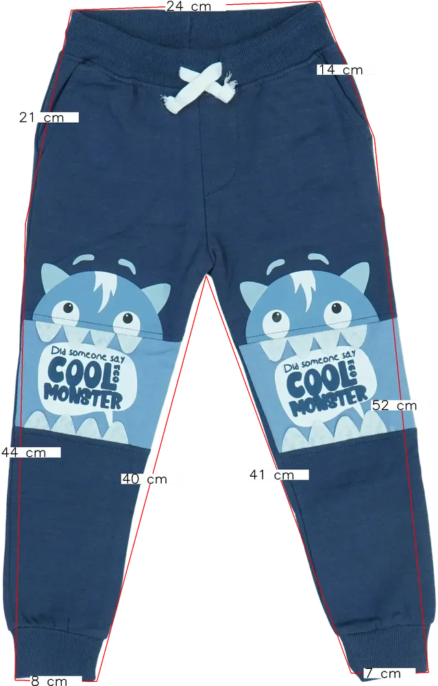 Kék Identic Melegítőnadrág EU 110 / UK 5 év / US 5 év/XS