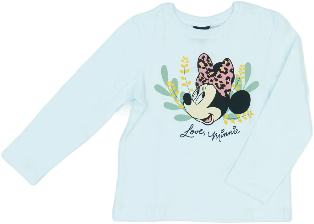 Fehér Disney Hosszú ujjú felső EU 110 / UK 5 év / US 5 év/XS