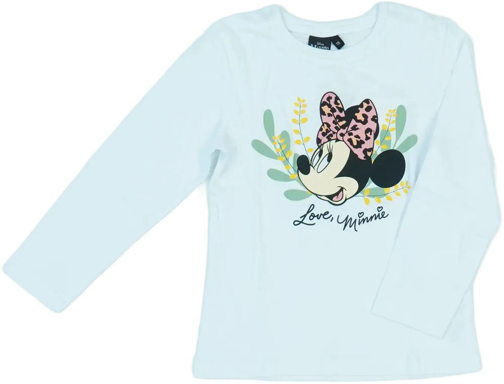 Fehér Disney Hosszú ujjú felső EU 116 / UK 6 év / US 6 év/S