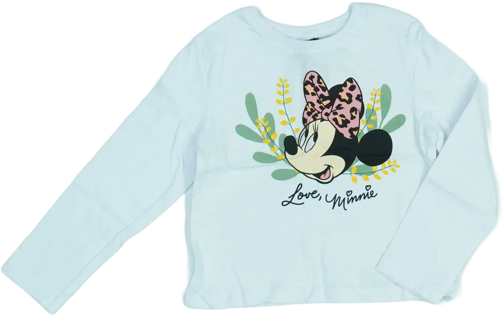 Fehér Disney Hosszú ujjú felső EU 122 / UK 7 év / US 7 év/M