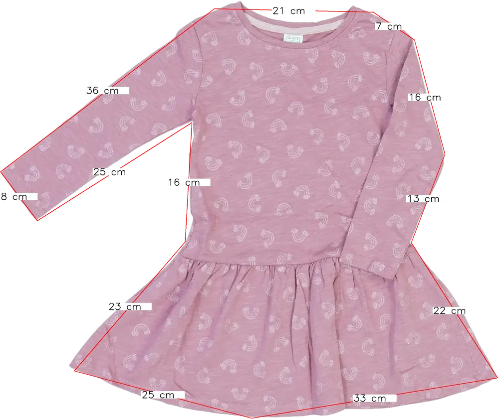 Rózsaszín Identic Ruha EU 104 / UK 4 év / US 4T/XS