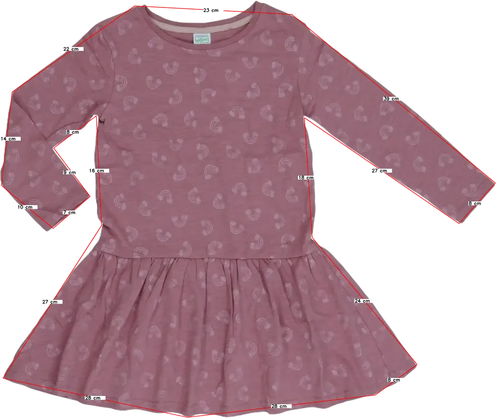 Rózsaszín Identic Tunika EU 116 / UK 6 év / US 6 év/S