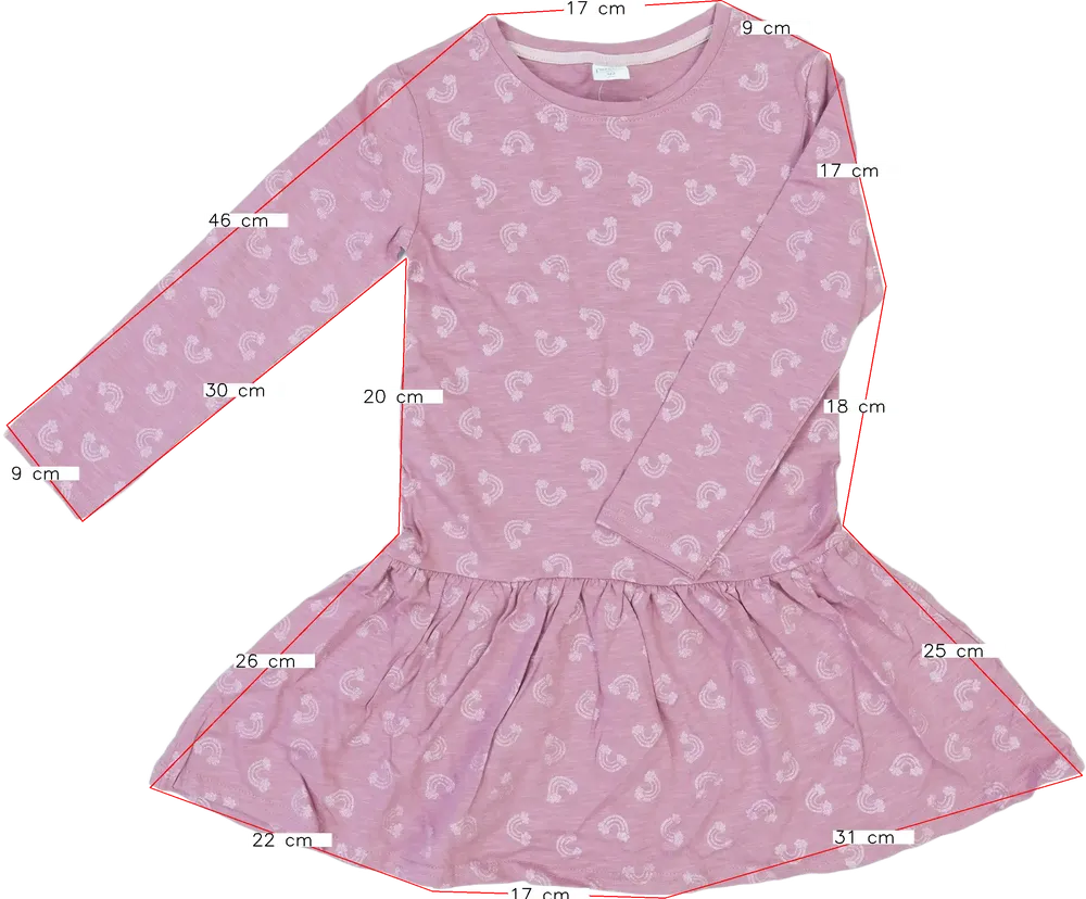 Rózsaszín Identic Tunika EU 122 / UK 7 év / US 7 év/M