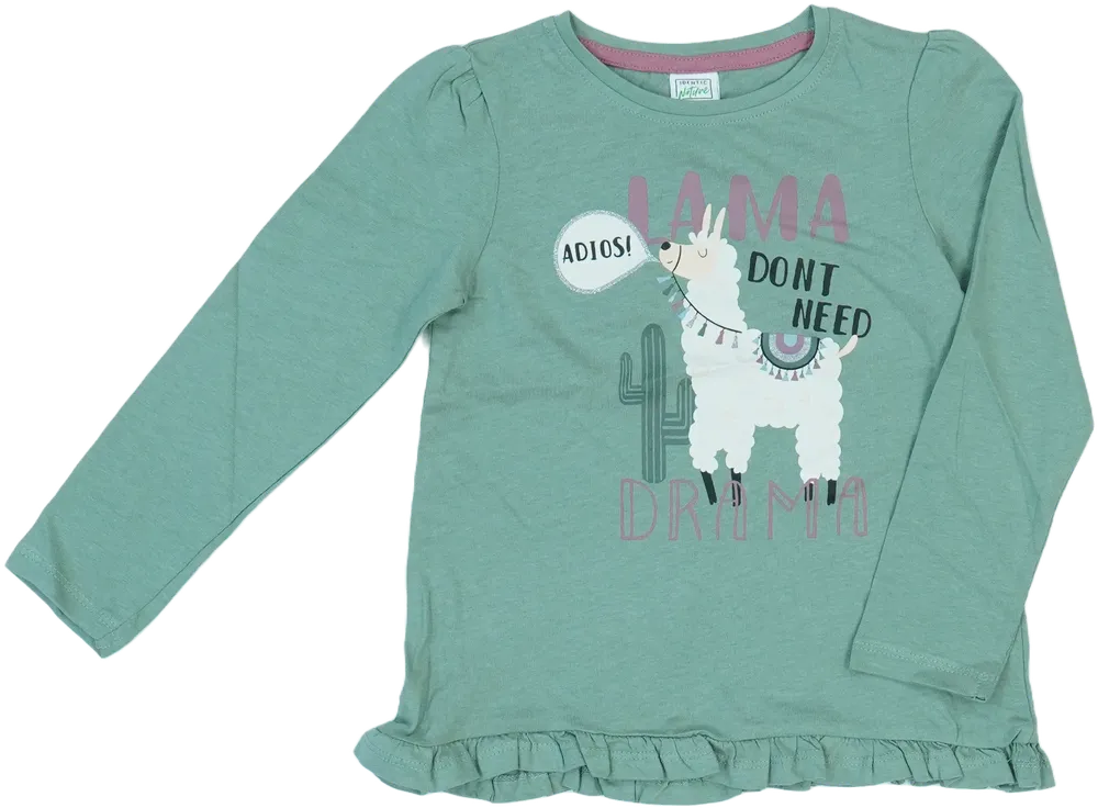 Zöld Identic Hosszú ujjú felső EU 110 / UK 5 év / US 5 év/XS