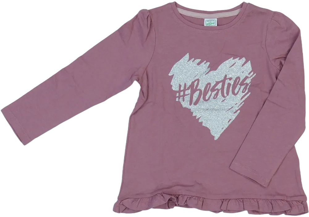 Rózsaszín Benetton Hosszú ujjú felső EU 104 / UK 4 év / US 4T/XS