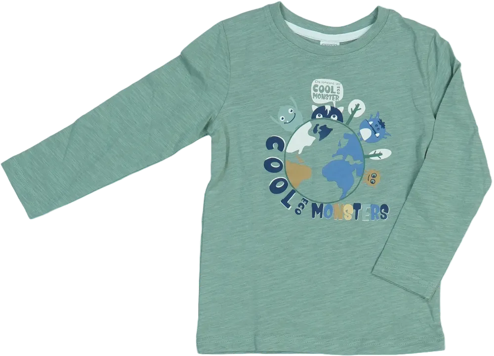 Zöld Identic Hosszú ujjú felső EU 110 / UK 5 év / US 5 év/XS