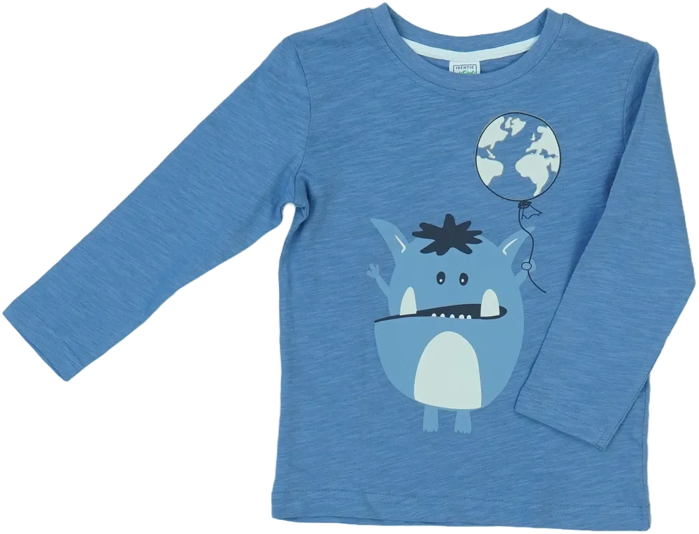 Kék Identic Hosszú ujjú felső EU 104 / UK 4 év / US 4T/XS