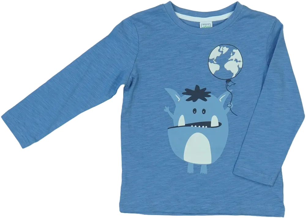 Kék Identic Hosszú ujjú felső EU 110 / UK 5 év / US 5 év/XS