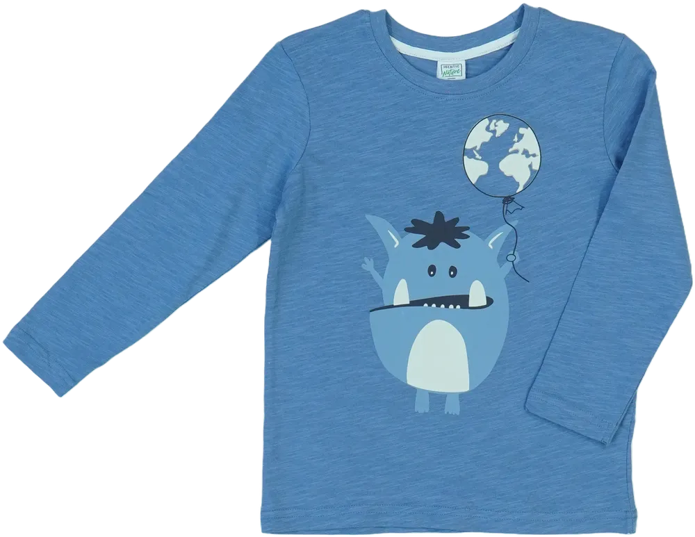 Kék Identic Hosszú ujjú felső EU 116 / UK 6 év / US 6 év/S