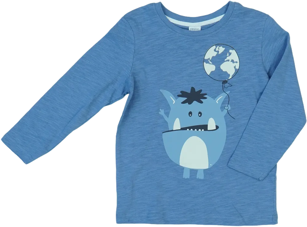 Kék Identic Hosszú ujjú felső EU 122 / UK 7 év / US 7 év/M