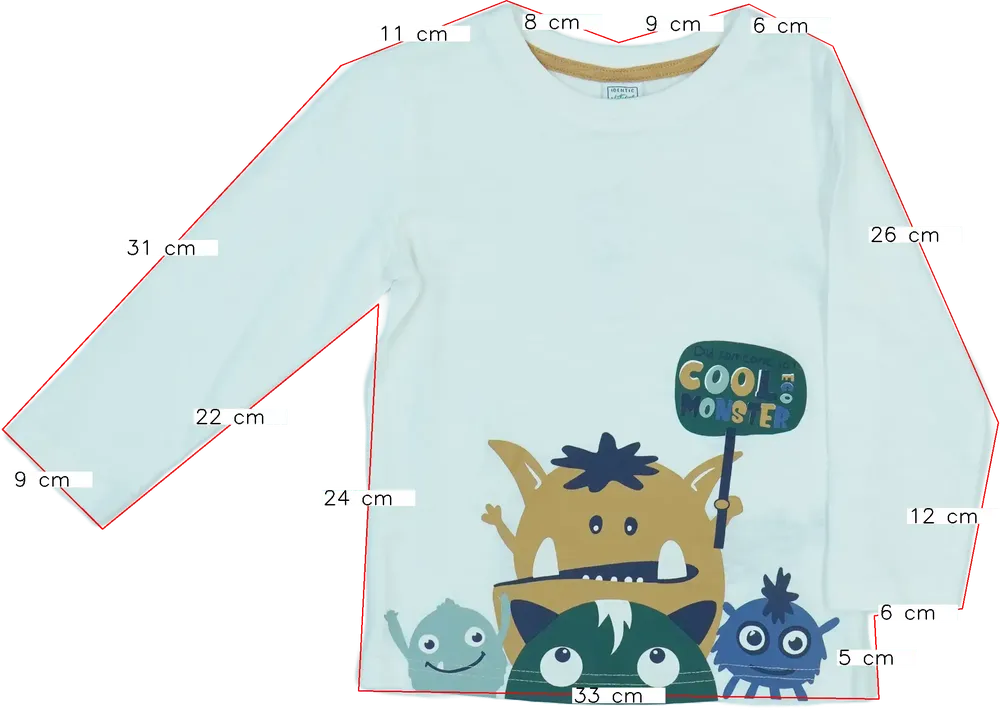 Barna Identic Hosszú ujjú felső EU 110 / UK 5 év / US 5 év/XS