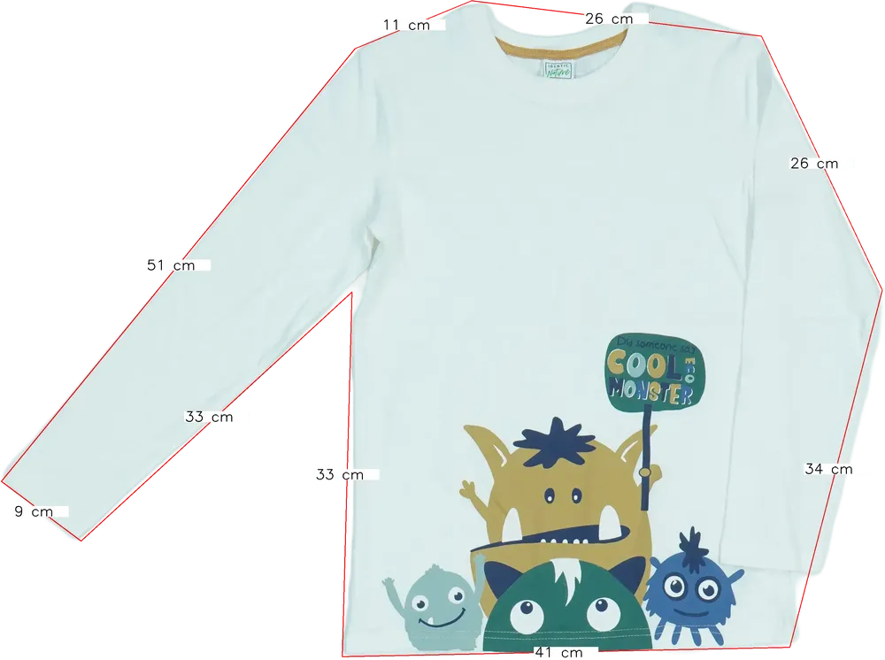 Fehér Identic Hosszú ujjú felső EU 140 / UK 10 év / US 10 év/L