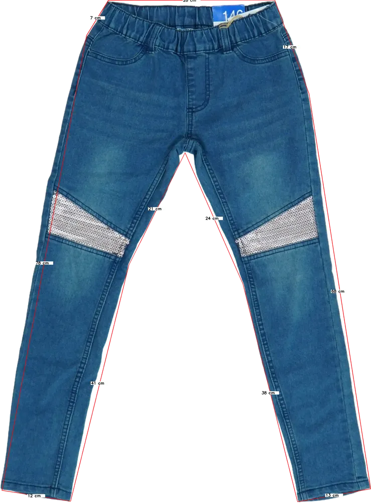 Kék Y.F.K. Farmernadrág EU 146 / UK 11 év / US 12 év/L