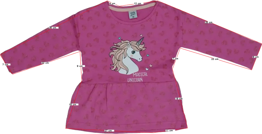 Rózsaszín Kiki&amp;Koko Tunika EU 104 / UK 4 év / US 4T/XS