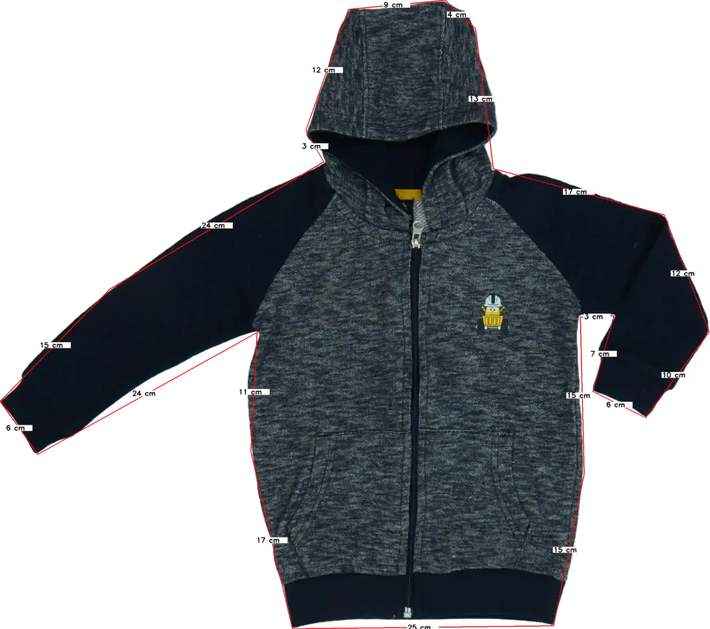 Kék Kiki&amp;Koko Kapucnis pulóver EU 92 / UK 2 év / US 2T