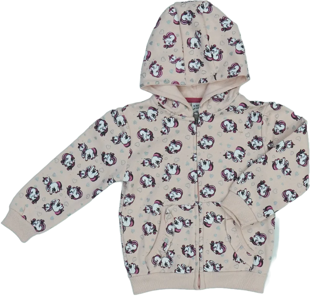 Rózsaszín Kiki&amp;Koko Kapucnis pulóver EU 110 / UK 5 év / US 5 év/XS