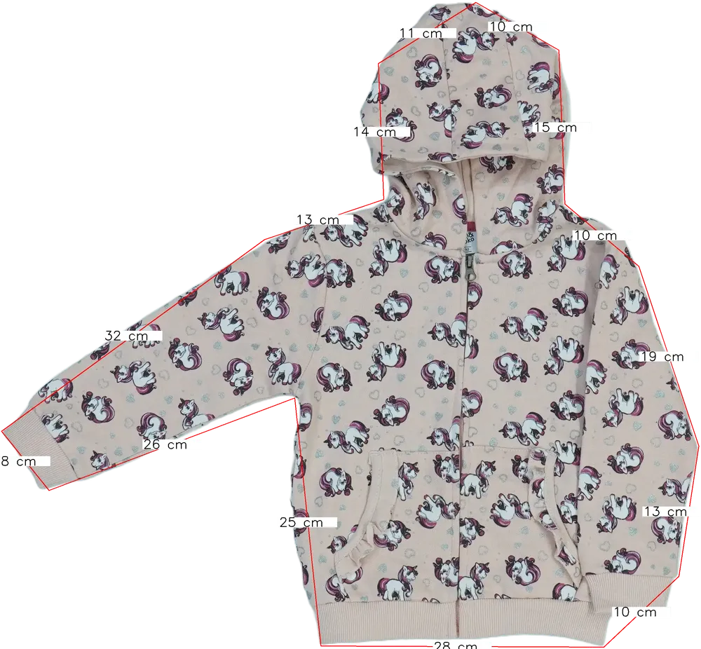 Rózsaszín Kiki&amp;Koko Kapucnis pulóver EU 92 / UK 2 év / US 2T