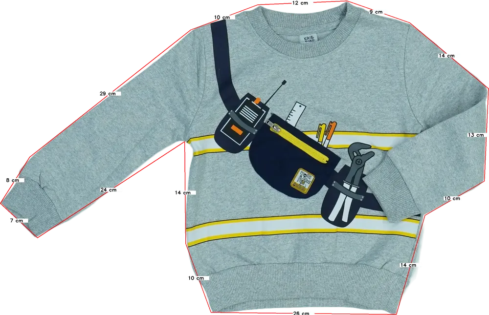 Szürke Kiki&amp;Koko Pulóver EU 104 / UK 4 év / US 4T/XS