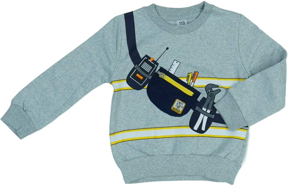 Szürke Kiki&amp;Koko Pulóver EU 104 / UK 4 év / US 4T/XS