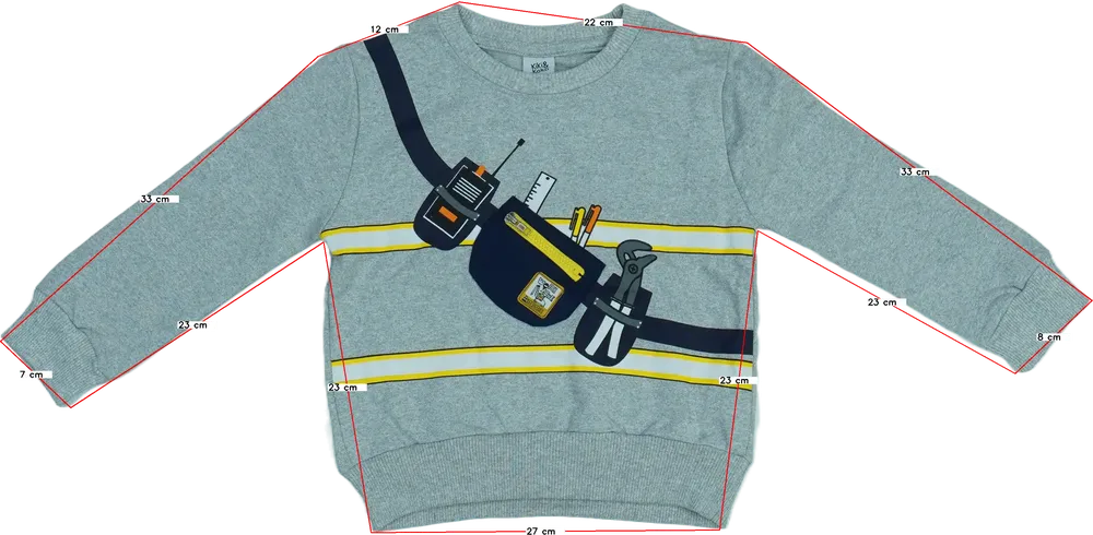 Szürke Kiki&amp;Koko Pulóver EU 98 / UK 3 év / US 3T