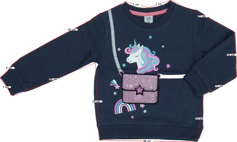 Kék Kiki&amp;Koko Pulóver EU 116 / UK 6 év / US 6 év/S