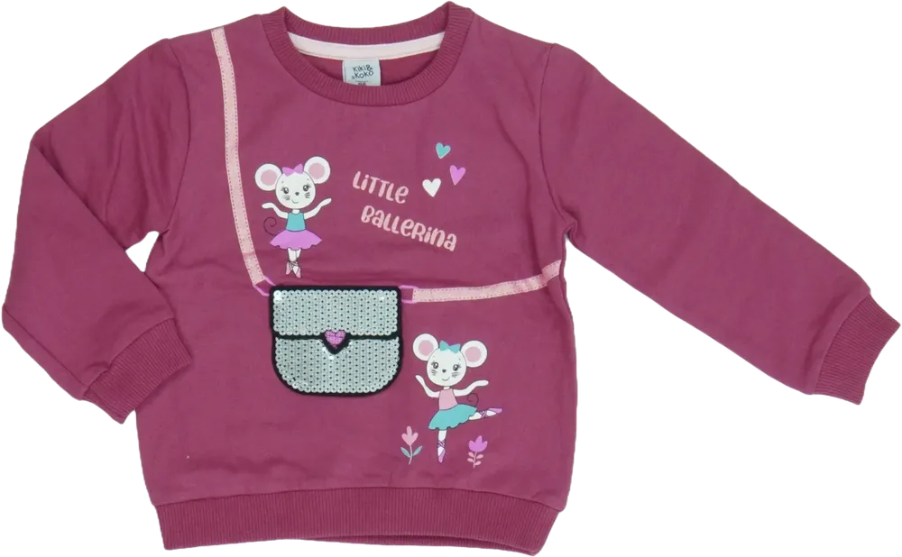 Rózsaszín Kiki&amp;Koko Pulóver EU 104 / UK 4 év / US 4T/XS