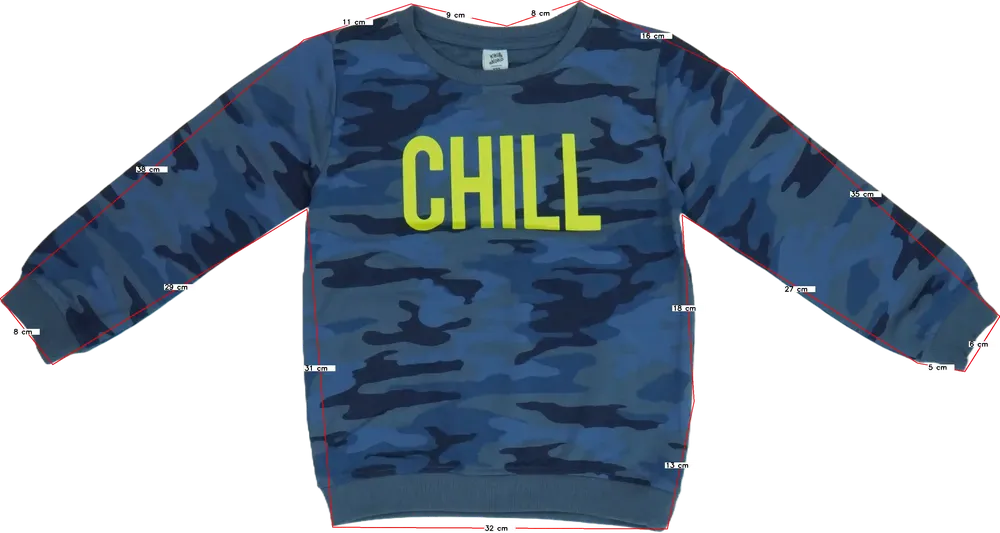 Terepszínű Kiki&amp;Koko Pulóver EU 122 / UK 7 év / US 7 év/M