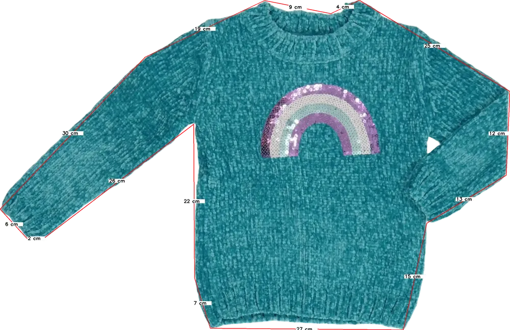 Zöld Kiki&amp;Koko Kötött pulcsi EU 122 / UK 7 év / US 7 év/M