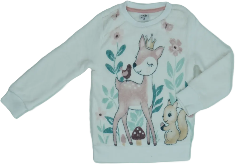 Fehér Kiki&amp;Koko Pulóver EU 104 / UK 4 év / US 4T/XS