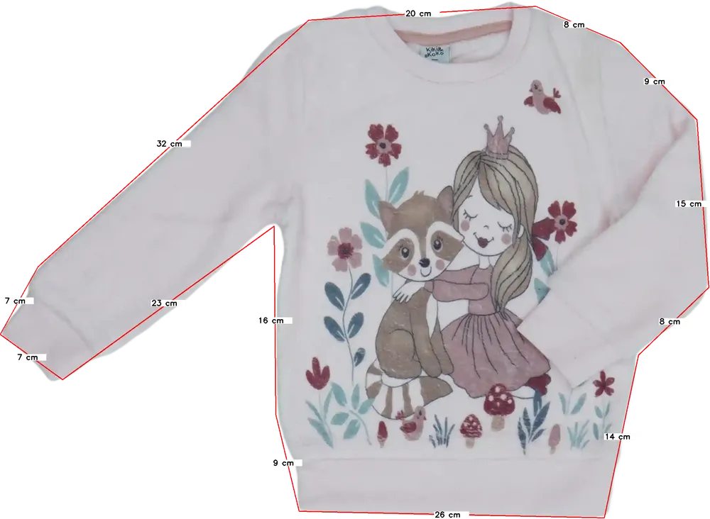 Rózsaszín Kiki&amp;Koko Pulóver EU 104 / UK 4 év / US 4T/XS