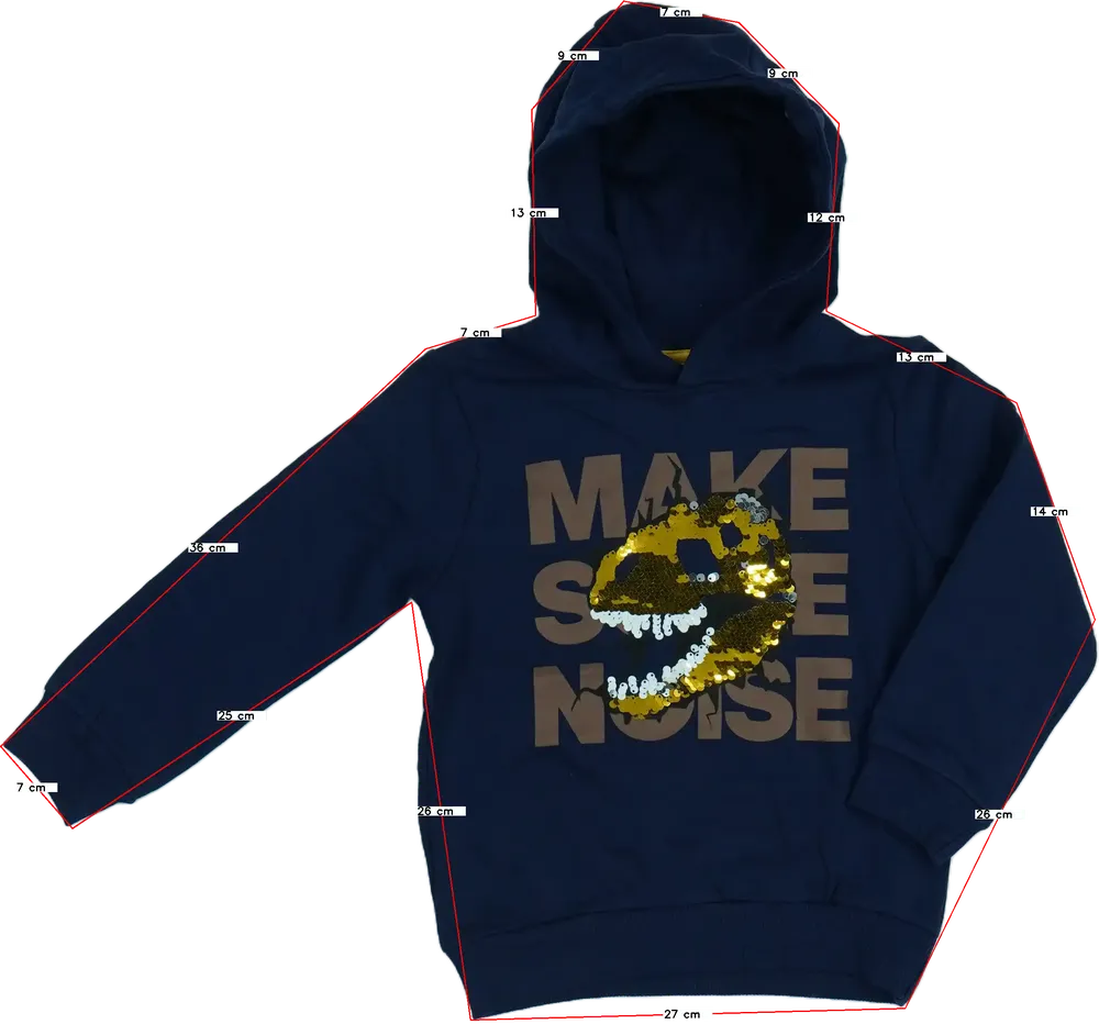 Kék Kiki&amp;Koko Kapucnis pulóver EU 104 / UK 4 év / US 4T/XS