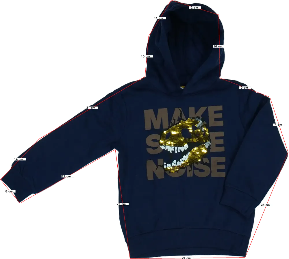 Kék Kiki&amp;Koko Kapucnis pulóver EU 110 / UK 5 év / US 5 év/XS