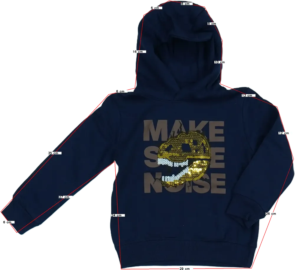 Kék Kiki&amp;Koko Kapucnis pulóver EU 98 / UK 3 év / US 3T