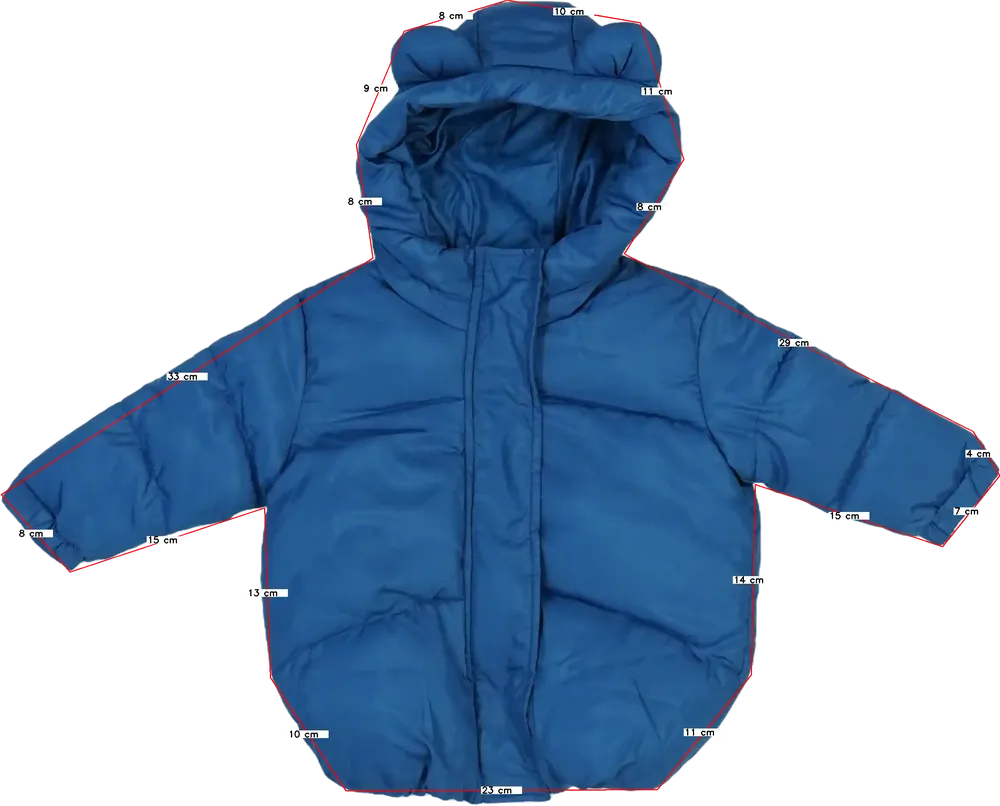 Kék Ergee Télikabát EU 68 / UK 3-6 hónap / US 3-6 hónap
