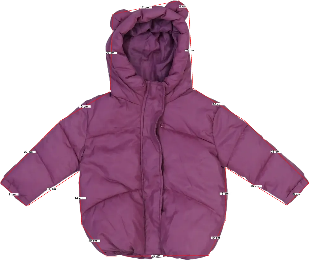 Rózsaszín Ergee Télikabát EU 80 / UK 9-12 hónap / US 12 hónap