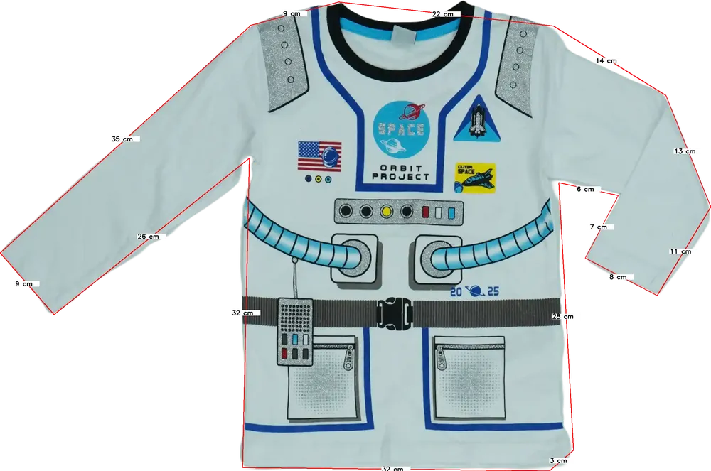 Fehér Kiki&amp;Koko Póló EU 116 / UK 6 év / US 6 év/S