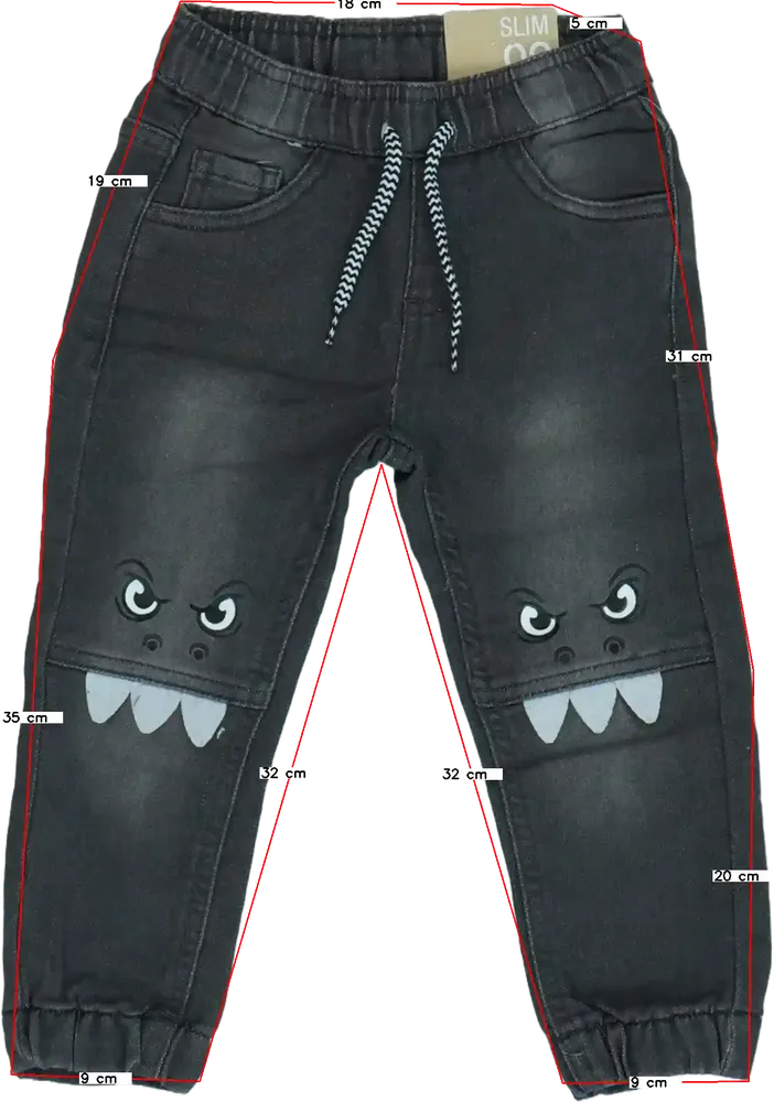 Szürke Kiki&amp;Koko Farmernadrág EU 92 / UK 2 év / US 2T